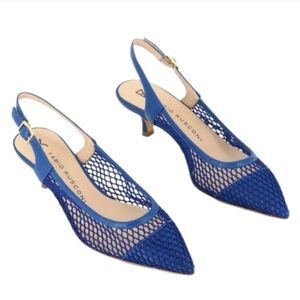 Fabio Rusconi Denise Indaco Slickback Mesh Heels Blue EU 38 / US 7.5